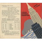 For an exhibition in Chicago. Polish Transatlantic Shipbuilding Society Gdynia-America Line. Folder advertising a series of sea excursions [1933] [artwork by Zygmunt Glinicki].