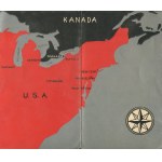 Für eine Ausstellung in Chicago. Polskie Transatlantyckie Towarzystwo Okrętowe Linia Gdynia-Ameryka. Werbebroschüre für einen Zyklus von Seereisen [1933] [gestochen von Zygmunt Glinicki].