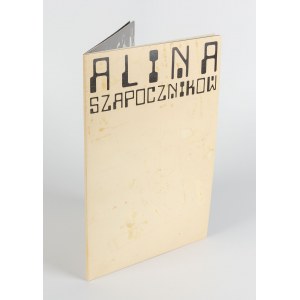 SZAPOCZNIKOV Alina - Exhibition catalog [Brussels 1968].