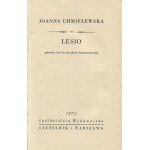 CHMIELEWSKA Joanna - Lesio. A novel, unabashedly humorous [first edition 1973].