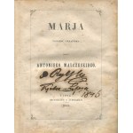 MALCZEWSKI Antoni - Maria. A Ukrainian novel [Leipzig 1844].