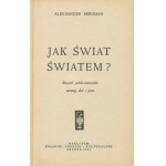 BREGMAN Alexander - As the world goes? Polish-German relations yesterday, today and tomorrow [first edition London 1964].