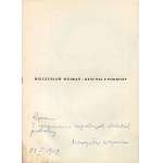 WEJMAN Mieczysław - Travel drawings. Exhibition catalog [1962] [AUTOGRAPH AND DEDICATION].