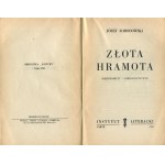 ŁOBODOWSKI Józef - Złota hramota [wydanie pierwsze Paryż 1954] [il. Jurij Kulczyckyj]