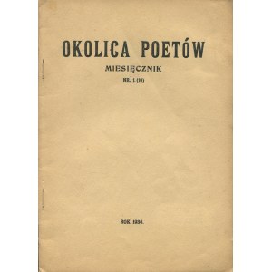 Okolica poetów. Numer 1 (10) z 15 stycznia 1936 roku