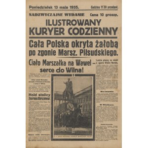 Illustrowany Kurier Codzienny. Mimořádné vydání z 13. května 1935