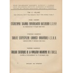 OLESIEWICZ Tymoteusz - Statistické tabulky ukrajinského obyvatelstva Z.S.R.R. podle sčítání lidu ze dne 17. prosince 1926 [1930].