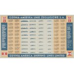 Gdynia-Ameryka Linie Żeglugowe S.A. Folder reklamowy [1949]