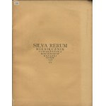 Silva Rerum. Miesięcznik Towarzystwa Miłośników Książki [ekslibrisy, oprawy, druki bibliofilskie]