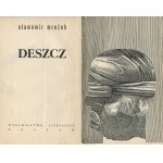 MROŻEK Slawomir - Deszcz [first edition 1962] [il. Daniel Mróz].