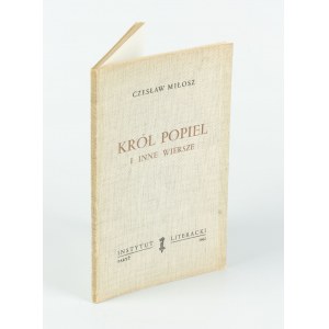 MILLOSZ Czeslaw - Król Popiel i inne wiersze [first edition Paris 1962].