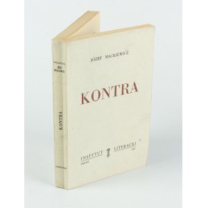 MACKIEWICZ Józef - Kontra [first edition Paris 1957].