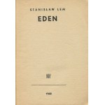 LEM Stanislaw - Eden [second edition 1968] [cover by Marian Stachurski].
