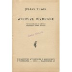 TUWIM Julian - Wiersze wybrane [wydanie pierwsze 1939]