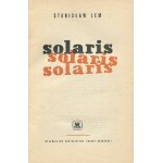 LEM Stanislaw - Solaris [second edition 1962] [cover by K. M. Sopoćko].