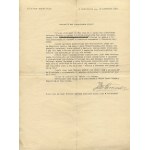 MORCINEK Gustaw - Cztery listy z 1935 roku [maszynopisy z odręcznymi podpisami]