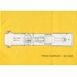 Polskie Linie Oceaniczne. TSS Stefan Batory. Plan pomieszczeń [1974]