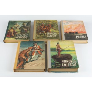 COOPER James Fenimore - The Five-Book Adventures of Hawkeye [set of 5 volumes: The Animal Slayer, The Last of the Mohicans, The Tracker of Traces, The Pioneers, The Prairie) [1954-1956].