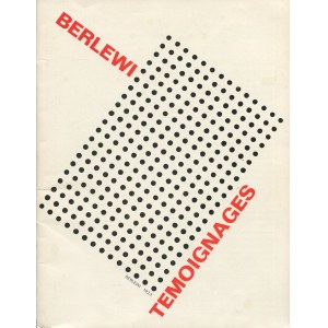 BERLEWI Henryk - Temoignages [Paris 1965] [AUTOGRAPH AND DEDICATION].
