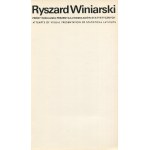 WINIARSKI Ryszard - Attempts at visual presentation of statistical distributions. Exhibition catalog [1974].