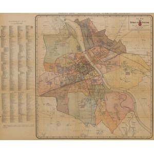 KASPRZYKIEWICZ F. - Plan of the capital city of Warsaw [1916].