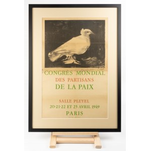 [litografia] PICASSO Pablo - Congres Mondial des Partisans de la Paix 1949 [AUTOGRAF PABLA PICASSO].