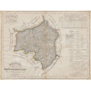 KOLBERG Juliusz - Mappa generalna województwa sandomierskiego [1827]