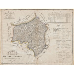 KOLBERG Juliusz - Mappa generalna województwa sandomierskiego [1827].