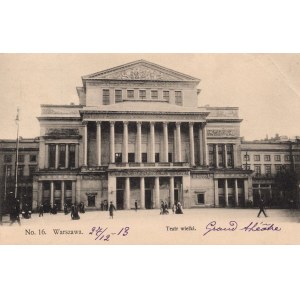 [pocztówka] Warszawa. Teatr Wielki. HP 16 [ok. 1913]