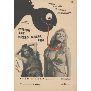 [plakat] BUTENKO Bohdan - Milion lat przed naszą erą [1966]