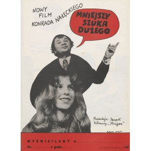 [plakat] BUTENKO Bohdan - Mniejszy szuka dużego [1975]