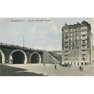 [Postcard] Warsaw. Arcades of the New Convention [ca. 1915].