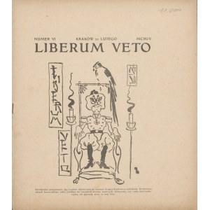 LIBERUM VETO. Number 6 of February 20, 1904 [ill. Witold Wojtkiewicz].
