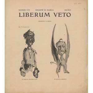 LIBERUM VETO. Number 8, March 10, 1904 [cover by Witold Wojtkiewicz].