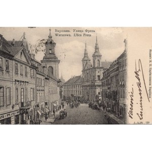 [pocztówka] Warszawa. Ulica Freta [1910]