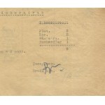 [Warsaw Uprising] Battalion Milosz - company Bradl. Status of officers, non-commissioned officers and cadets as of 27.09.1944 [with signature of Kazimierz Leski a.k.a. Bradl].