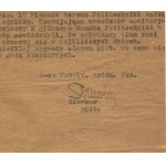 [Warsaw Uprising] Slawbor subdivision. Situation report dated 9.09.1944. [signed by Jan Szczurek-Cergowski a.k.a. Slawbor].
