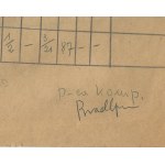[Warsaw Uprising] Battalion Milosz - company Bradl. Handwritten report on the condition of men and weapons dated 20.09.1944. [with signature of Kazimierz Leski a.k.a. Bradl].