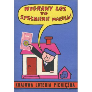 [Poster] BUTENKO Bohdan - A winning ticket is a dream come true. National Money Lottery [1978].