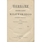 MILEWSKI Ignacy Kapica - Herbarz (dopełnienie Niesiecki) [prvé vydanie 1870].