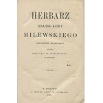MILEWSKI Ignacy Kapica - Herbarz (dopełnienie Niesiecki) [Erstausgabe 1870].