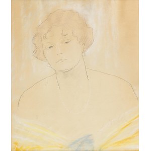 Stefan Norblin (1892 Warszawa - 1952 San Francisco), Portret młodej kobiety