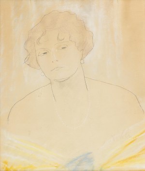 Stefan Norblin (1892 Warszawa - 1952 San Francisco), Portret młodej kobiety