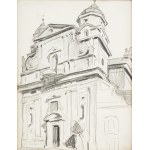 Stanisław Kamocki (1875 Warszawa - 1944 Zakopane), Widok na kościół Św. Jacka w Krakowie