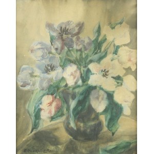 Elsa Merkel (1887-?), Kwiaty w wazonie