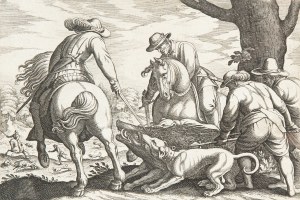Antonio Tempesta (ur. 1555 Florencja - zm. 1630 Rzym), Polowanie na dzika