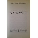 ROMANOWICZOWA Zofia - Na wyspie (KULTURA PARYSKA)