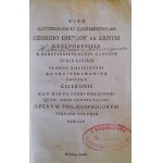 Ciceronis Opera Philosophica T. III-IV (veröffentlicht 1765)