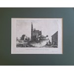 de ROUSSEAUX, Pompe a feu a Vedrin pres de Namur (Feuerlöschpumpe in Vedrin bei Namur), 1824, Lithographie
