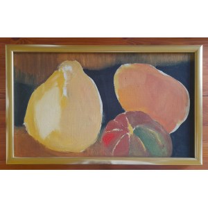 DĄBROWSKA-WOŹNIAK Agnieszka, Pumpkins 5 (oil on canvas, 2001)